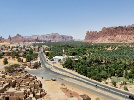 Al Ula Saudi-Arabien Mietwagen Rundreise Oase